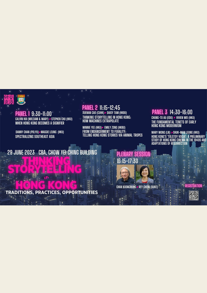 Thinking Storytelling in Hong Kong: Traditions, Practices, Opportunities